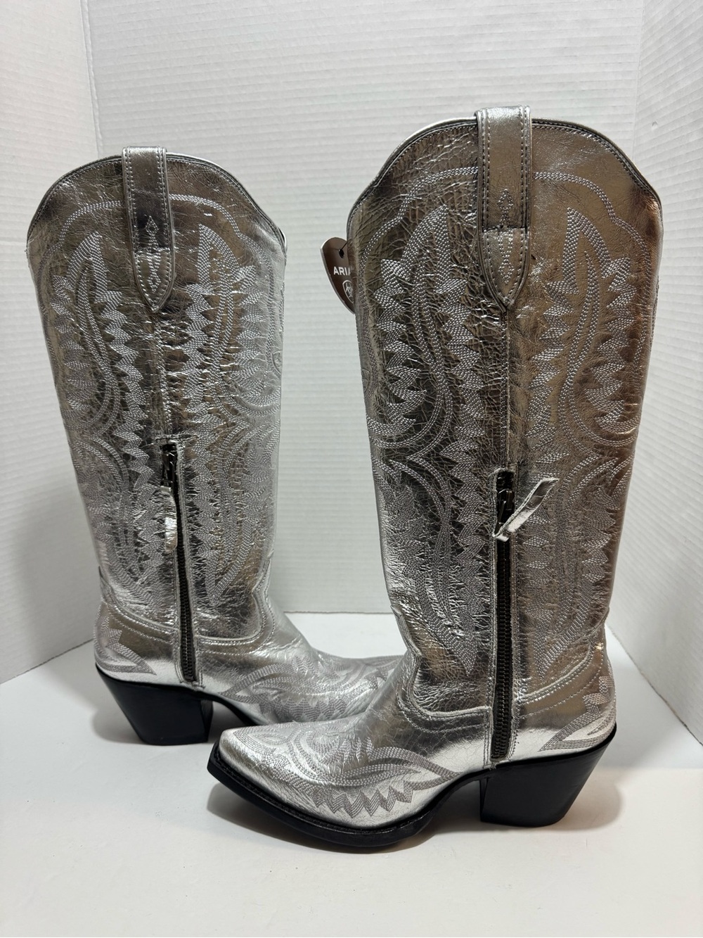 Ariat Casanova Silver Shine Women's Western Boots - Picture 9 of 15